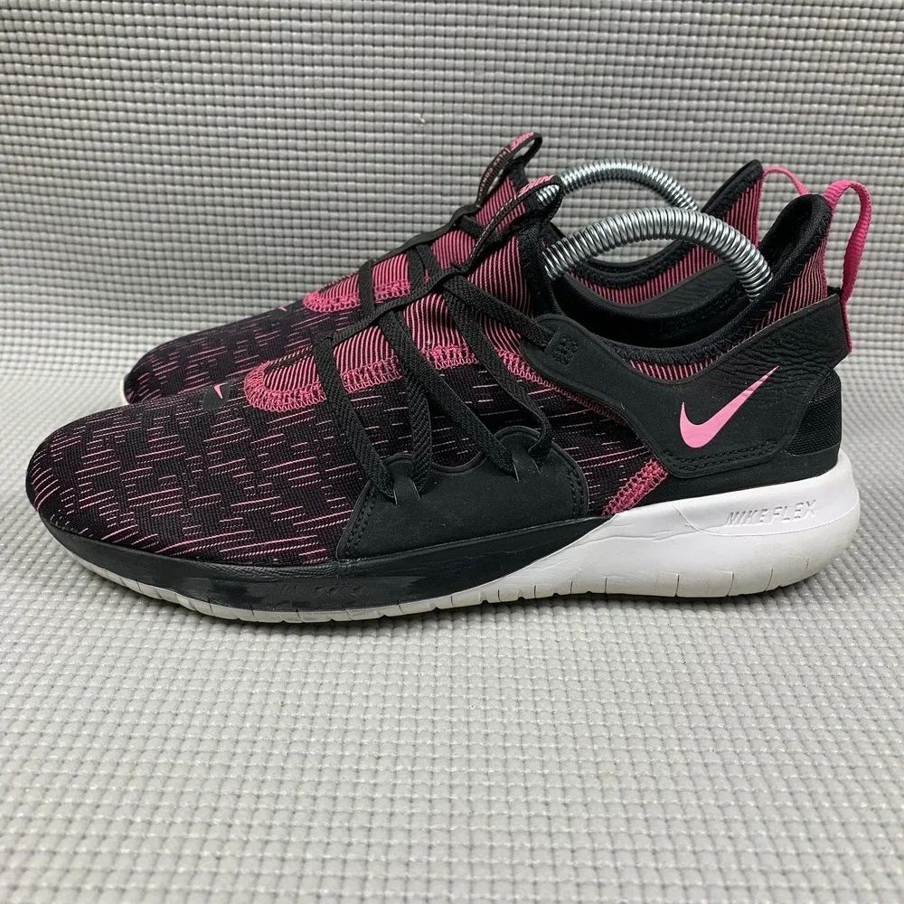Nike Womens Flex Contact 3 AQ7488-002 Black Running Shoes Womens Size 8.5